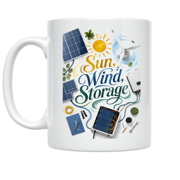 Renewable Energy Tech Design - Renewable Energy Practitioners - 11 oz Ceramic Coffee Mug