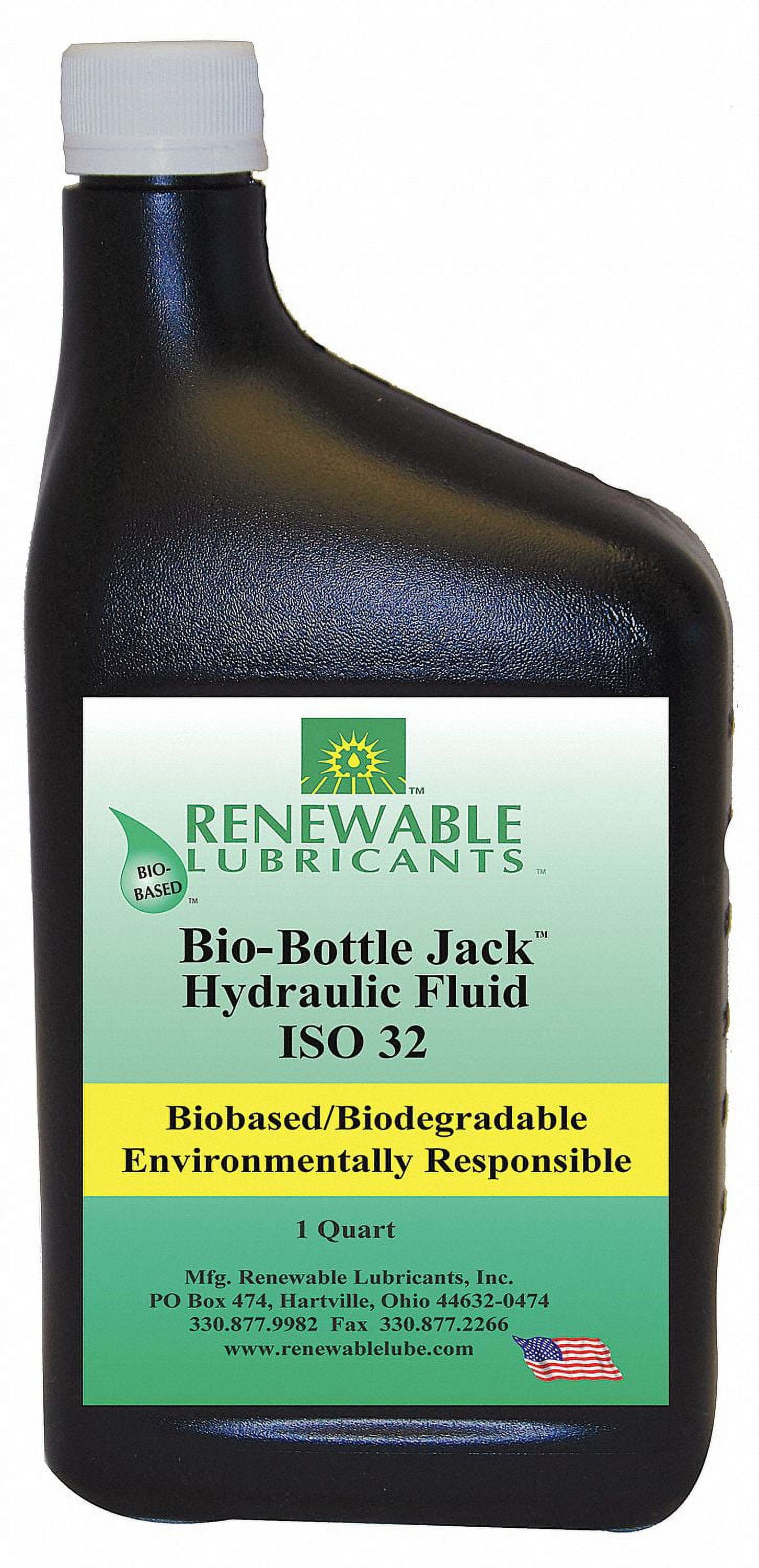 Renewable Lubricants Biodegradable Hydraulic Fluid,1 qt 81631 Walmart