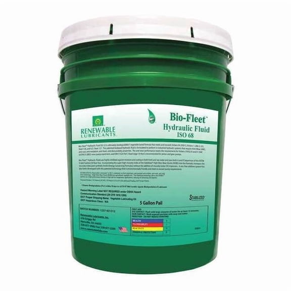 5 gal Pail, Hydraulic Oil, 68 ISO Viscosity, Not Specified SAE 80844
