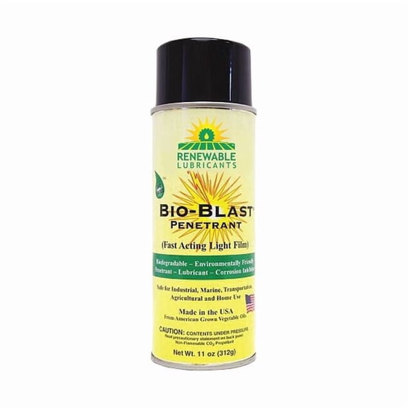 Renewable Lubricants 16 oz, Aerosol Can, Vegetable Oil, Yellow 80352