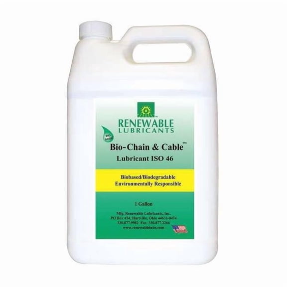 Renewable Lubricants 1 gal, Jug, Vegetable Oil, Yellow 83053