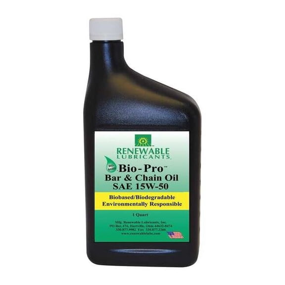 Renewable Lubricants 1 qt, Jug, Semi-Synthetic, Yellow 80611
