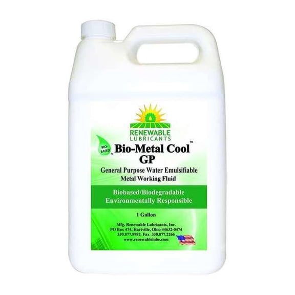 Renewable Lubricants Cutting Oil,1 gal,Bottle 86803