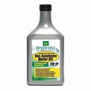 Renewable Lubricants Engine Oil, 5W-40, Bio-Synthetic, 1 Qt. 85251
