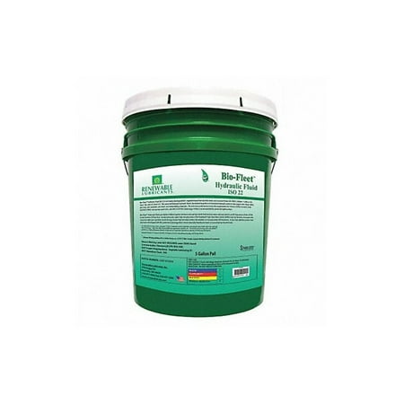 Renewable Lubricants Hydraulic Oil,Pail,Yellow,5 gal. 80814
