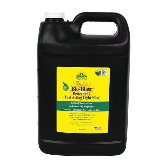 Renewable Lubricants Penetrant Lubricant, Bio-Blast, 1 Gal. 80353
