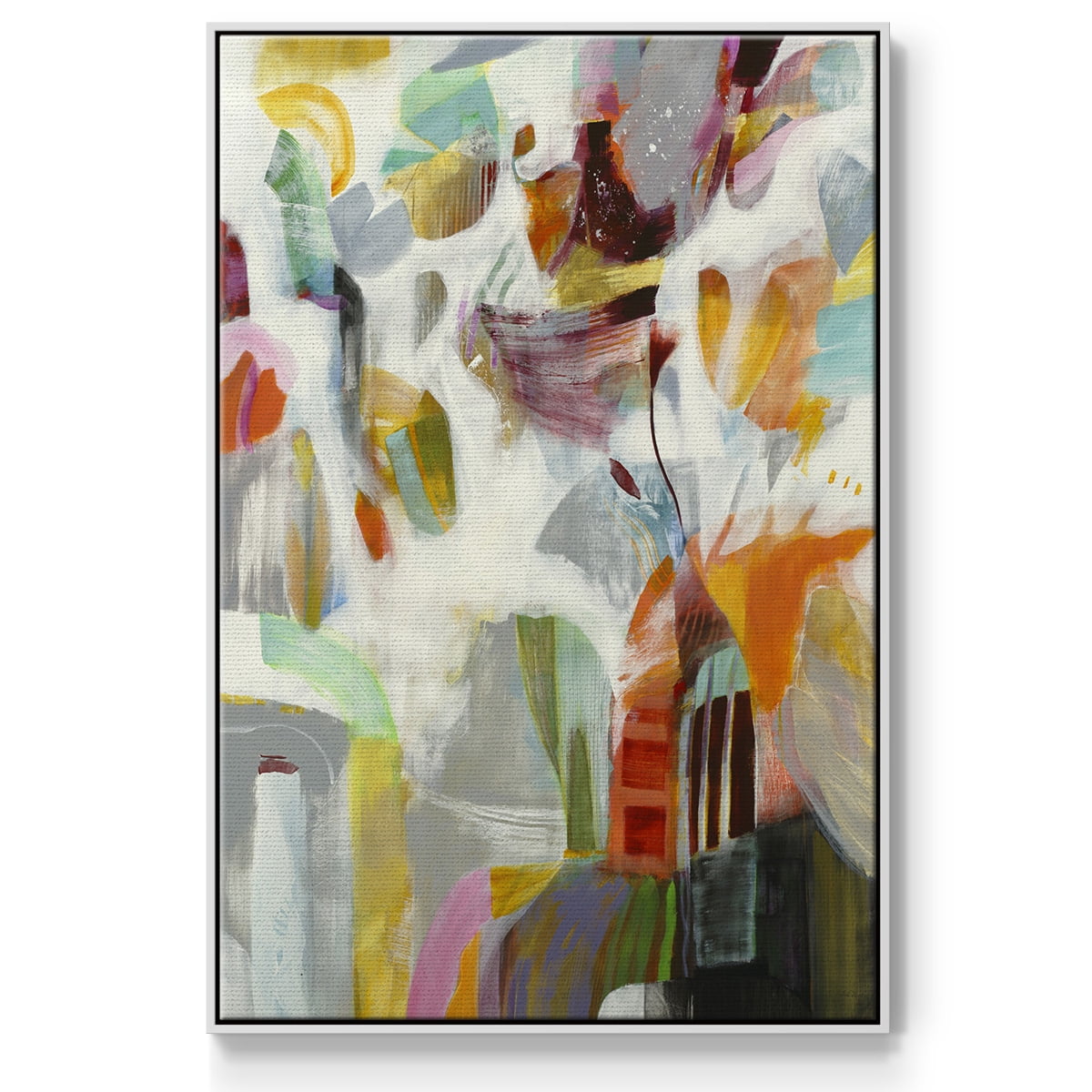 Renewal Framed Premium Gallery Wrapped Canvas - Ready to Hang - 17 x 25 - White Floating Frame