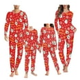 thumbnail image 1 of Renewold 2 Pieces Winter Pajamas Family Set Stylish Long Sleeve Athletic Clothing Sleepwear Size S Comfy Jogger Walking Sweatshirt for Men,Christmas Holiday, 1 of 5