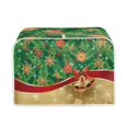 thumbnail image 1 of Renewold 2 Slice Christmas Bell Toaster Covers for Kitchen Christmas Gift Easy to Clean Appliances Protector Cover Scratchproof Wide Slot Microwave Toaster Oven Cover, 1 of 6