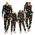 thumbnail image 1 of Renewold 2pcs Gingerbread Man Reindeer Pajamas for Men Long Sleeve Winter Jammies Size 6XL,Christmas Day,Athletic Clothing Pjs Sleepwear Set for Home Life Sleep Vacation, 1 of 4