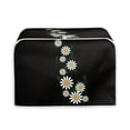 thumbnail image 1 of Renewold 4 Slice Daisy Toaster Cover for Kitchen Anti Splash Wide Slot Bread Maker Machine Dust Cover Universal Microwave Oven Toaster Cover, 1 of 5
