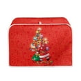 thumbnail image 1 of Renewold 4 Slice Santa Xmas Trees Toaster Cover for Home Kitchen Lightweight Bakeware Protector Cover Breathable Wide Slot Bread Maker Dust Cover,Christmas Holiday, 1 of 6