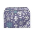 thumbnail image 1 of Renewold 4 Slice Snowflake Toaster Cover for Home Kitchen Christmas Holiday Wide Slot Toaster Oven Decorative Cover Dust Appliance Cover for Microwave Bread Maker, 1 of 6