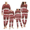 thumbnail image 1 of Renewold 9-10 Years Olds Toodlers and Kids Pajama with Christmas Trees Reindeer Graphic Comfortable Sleepwear Top Long Pants Set 2 Packs Nightwear Outfits, 1 of 5