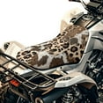 thumbnail image 1 of Renewold ATV Seat Cover Waterproof 25x10 Inch, Universal Tear-Resistant Polyester ATV Seat Protector, Stretch Fit for Honda/Yamaha/Polaris, Easy to Install, Leopard Cow Print, 1 of 7