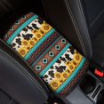 thumbnail image 1 of Renewold American Tribal Sunflower Cow Print Car Center Console Pads Armrest Cover Protector for Women Men, Easy to Install & Washable Car Decor Accessories, 1 of 6