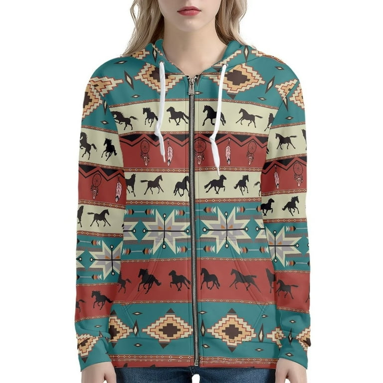 Native design hot sale hoodies