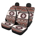 thumbnail image 1 of Renewold Aztec Tribal Geometry Car Seat Covers for Women Men Washable Stretchy Rear Seat Cover Split Bench Car Front Seat Covers Universal Auto Interior Seat Accessories for Car Truck Van, 1 of 4
