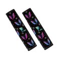 thumbnail image 1 of Renewold Bat Spider Web Print Car Seat Belt Pads Soft Auto Seat Belt Strap Shoulder Pad for Women Men Durable Automobile Accessories Halloween Decor, 2 Pack, 1 of 6