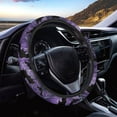 thumbnail image 1 of Renewold Bat Spider Web Violet Car Steering Wheel Cover Universal 15 Inch Auto Accessories Halloween Car Interior Decoration for Women Men Fit SUV Sedan Van Truck, 1 of 6