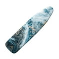thumbnail image 1 of Renewold Blue Marble Print Ironing Board Cover for Standard Size Ironing Board Heat Reflective Ironing Pad Cover Comfy Nose Pocket Silicone Coating, 1 of 5