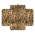 thumbnail image 1 of Renewold Brown Cheetah Print Car Center Console Cover Universal Armrest Box Protector Scratch Resistant Wear-Resistant Arm Rest Cover Pad with Pockets Storage Bag Vehicle Accessories, 1 of 9