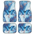 thumbnail image 1 of Renewold Butterfly Marble Blue Car Floor Mats All Weather Protection Car Carpets Non-Slip Auto Rugs Auto Accessories Universal Fit Car SUV Truck Van Sedan, 1 of 7