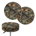 thumbnail image 1 of Renewold Camo Hunting Forest Round Stool Chair Covers 14"-16" Stretch Washable Stool Cushion Slipcover, 2 Count Breathable Bathroom Stool Chair Covers, 1 of 6