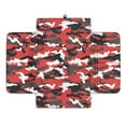 thumbnail image 1 of Renewold Camo Red Black Auto Center Console Cover Non-slip Armrest Cover Cushion Protector Wear-Resistant Camouflage Arm Rest Cushion Protective Cover Universal Fit for Car Seat Organizer, 1 of 9