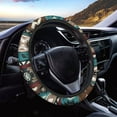 thumbnail image 1 of Renewold Car Steering Wheel Cover 15 Inch Universal Breathable Soft Anti-Slip Auto Accessories Steering Wheel Protector Fit for Most Vehicles, Southwest American Tribal Brown Teal, 1 of 7