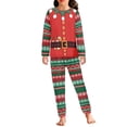 thumbnail image 1 of Renewold Casual Pajama Sleepwear for Teen Boys Girls 15-16 Christmas Theme Aztec Tribal Elf Long Sleeve Loungewear Nightwear Softness Home Daily Wear Shirt, 1 of 5