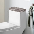 thumbnail image 1 of Renewold Cheetah Printed Toilet Tank Lid Cover Bathroom Decor Accessories Dust and Stains Resistant Toilet Protective Cover Universal Fit, 1 of 6