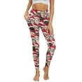 thumbnail image 1 of Renewold Christmas Hat Cat Womens Yoga Leggings with Pockets Workout Leggings Full Length High Waisted Running Pants Non See-Through Athletic Tights Printed Tights, S, 1 of 8