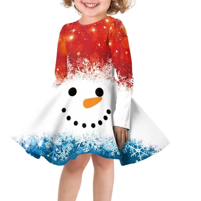 white christmas dresses Christmas Fashion Long Sleeve Dress For Women – My Store