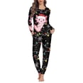 thumbnail image 1 of Renewold Christmas Lights Pajama for Women Fashion Pullover Tops Sweatshirt Sweatpants Set with 2 Pockets Axolotl Sweatsuit Winter Fall Clothing for Walking Jogger Size XL, 1 of 4