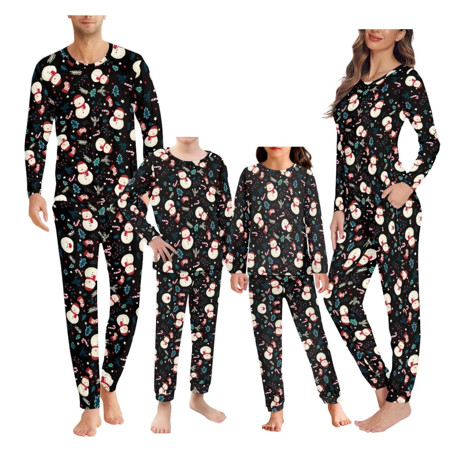 Renewold Christmas Matching Family Pajamas Sets 2 PCS Soft Thermal ...