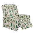 thumbnail image 1 of Renewold Christmas Tree Holly Green Stretch Recliner Cover Non-Slip Recliner Slipcover 4 Pieces Soft Lazy Boy Recliner Chair Cover with Pocket and Elastic Bottom for Living Room, 1 of 8