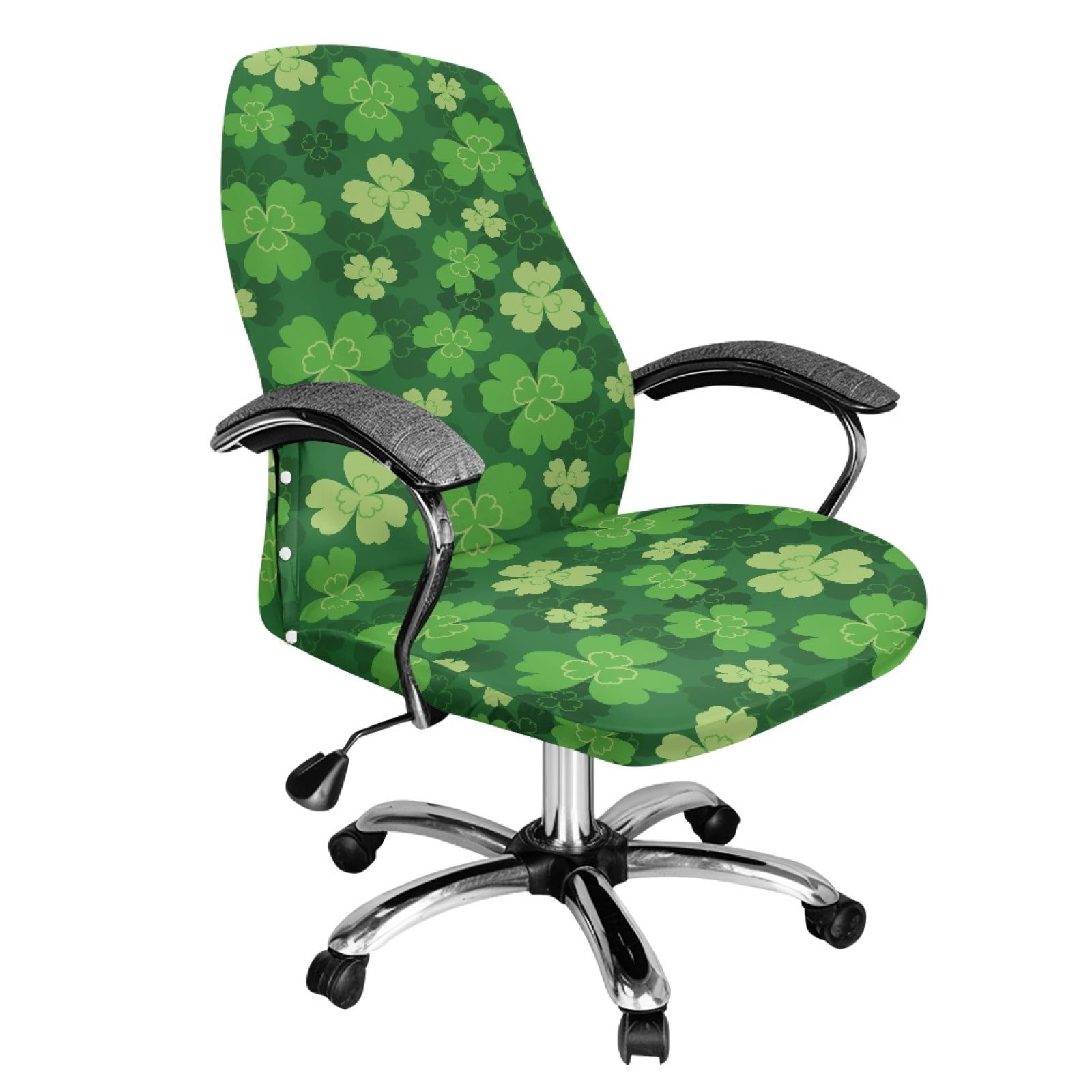 Renewold Clover Shamrock Green Office Chair Cover Anti-dust Computer ...
