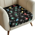 thumbnail image 1 of Renewold Colorful Lights Snowflakes Couch Seat Cover Sofa Seat Slipcover Replacement Stretch Furniture Protector Sofa Cover Armchair Slipcover for Kids, Pets, Machine Washable, S, 1 of 5