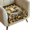 thumbnail image 1 of Renewold Cow Sunflower Leopard Print Brown Stretch Sofa Seat Cushion Slipcover Soft Dog Couch Slipcover Elastic Separate Armchair Slipcover Pet Friendly for Living Room Home Decor, S, 1 of 5