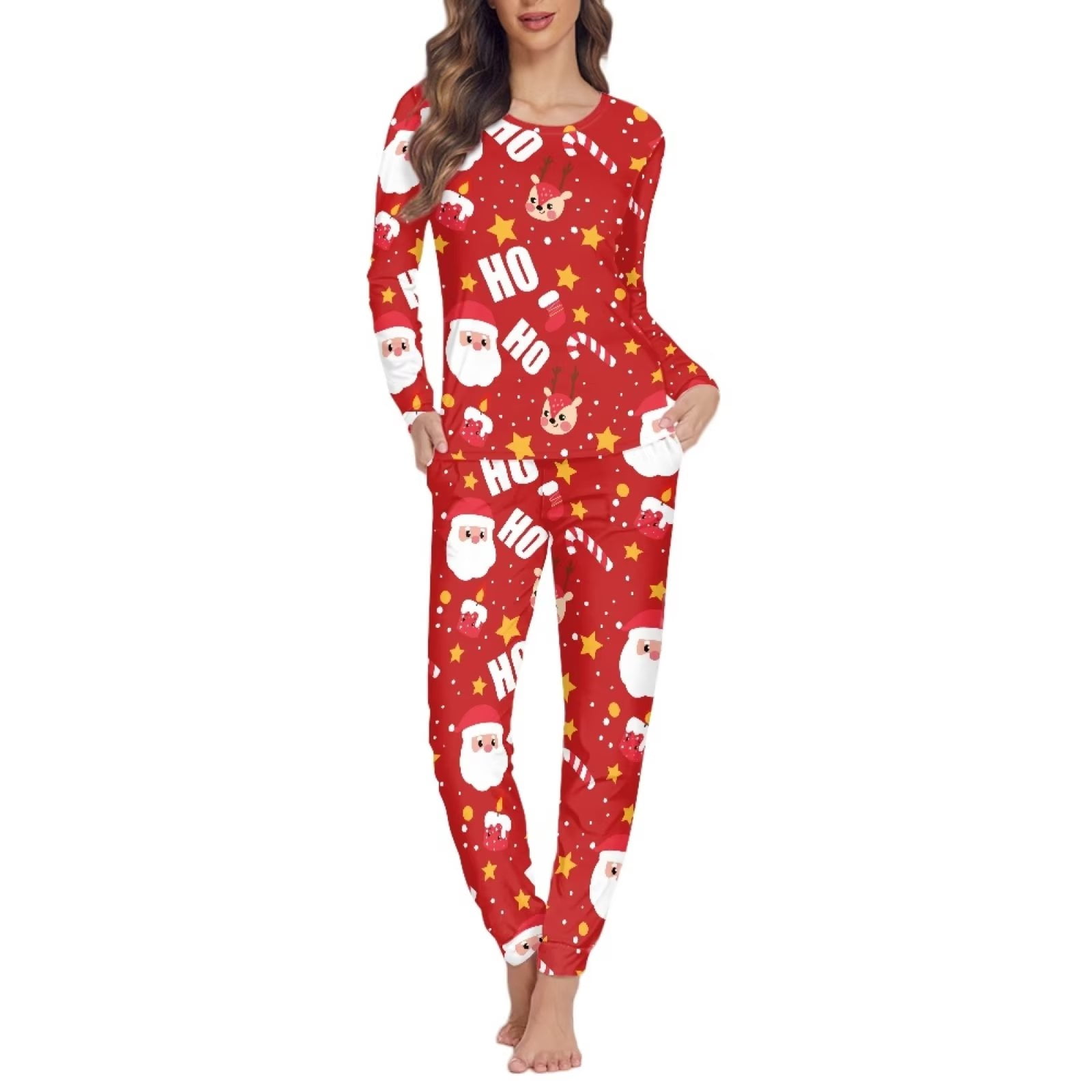 Walmart reindeer pajamas hotsell
