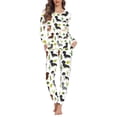 thumbnail image 1 of Renewold Dachshund Dog Cactus Pajamas for Fall Spring Winter Relaxed Long Sleeve Pj Tops & Pants Set of 2 Women Athletic Clothing Indoor Daily Wear Nightwear Size 4XL, 1 of 5