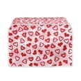 thumbnail image 1 of Renewold Dirty Proof Toaster Cover for Home Kitchen Valentine's Day Decor 2 Slice Hearts Print Kiss Lips Wide Slot Appliance Dust Cover Keep Clean from Fingertips Smudges Stains, 1 of 6