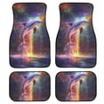 thumbnail image 1 of Renewold Dolphin Galaxy Colorful Rubber Car Floor Mats Auto Carpet Non-slip Durable Rubber Car Rugs Full Set Universal Fit for Most Vehicles Car Interior Decor, Set of 4, 1 of 7
