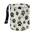 thumbnail image 1 of Renewold Durable Car Trash Can Dog Paw Car Accessories Foldable Auto Garbage Bag Dustbin Container Universal Waste Basket Storage Pockets Hanging Vehicle Trash Bin, 1 of 6