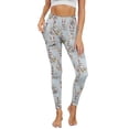 thumbnail image 1 of Renewold Easter Bunny Floral Blue Womens Leggings with Pockets High Waist Hip Lift Tummy Control Pocket Yoga Pants Buttery Soft Stretchy Workout Yoga Pants with Plus Size, M, 1 of 8