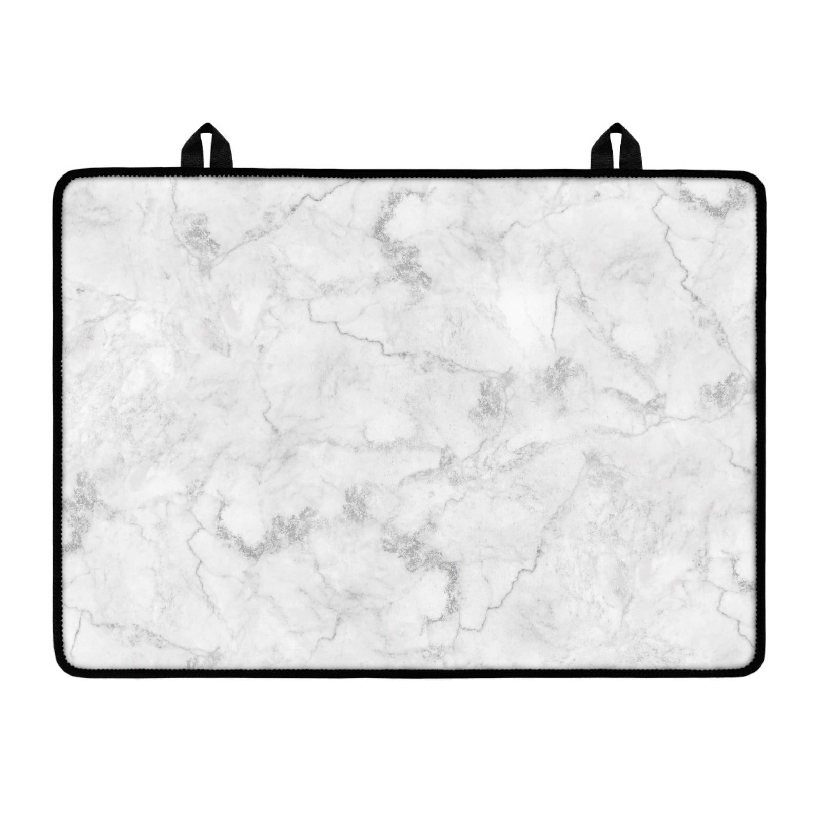 Renewold Electric Stove Top Cover for Stove Top, Induction Electric Stove Protector Non-slip Glass Cooktop Cover Range Cover Multipurpose Flat Top Stove Mat, White Marble