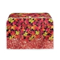 thumbnail image 1 of Renewold Fall Maple Leaf Toaster Cover 2 Slice Wide Slot Bread Machine Cover Anti Splash Microwave Toaster Oven Cover Thanksgiving Decor Cover, 1 of 6