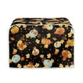 thumbnail image 1 of Renewold Fall Thanksgiving Toaster Covers Sturdy 2 Slice Bread Toaster Dust Cover Pumpkin Maple Leaves Decorative Wide Slot Appliance Cover for Kitchen Home, 1 of 6