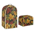 thumbnail image 1 of Renewold Fall Toaster Cover and Blender Cover for Kitchen Maple Leaves Dustproof Cover 2 Slice Wide Slot Bread Baking Oven Dust Cover Thanksgiving Theme Stand Mixer Coffee Maker Cover, 1 of 6